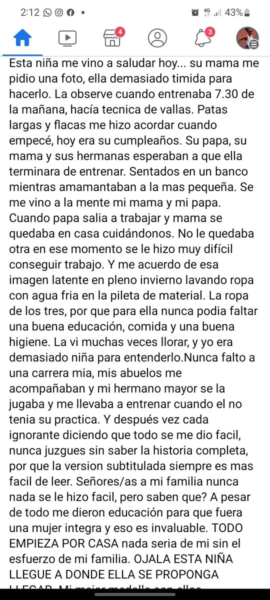 Agradezco siempre a mi familia