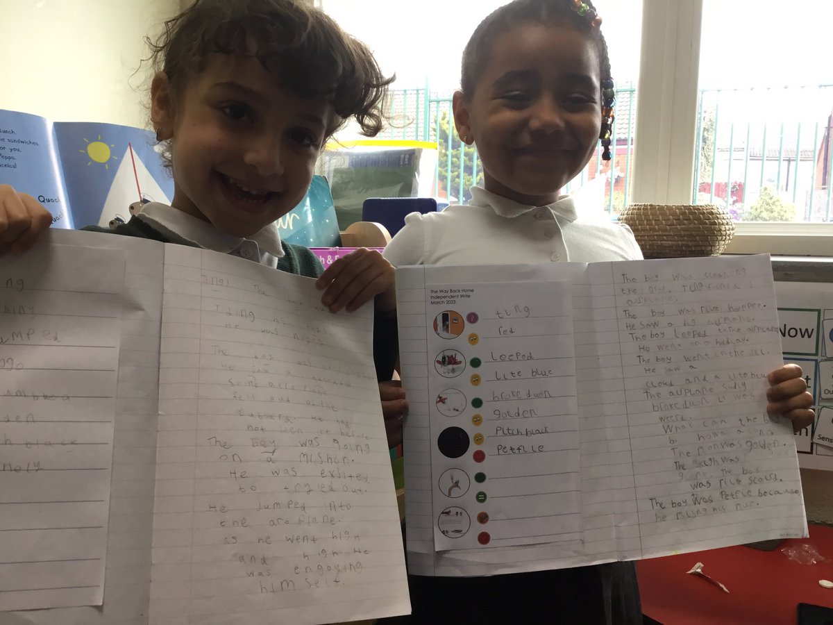 We have been completing our independent writing for ‘The Way Back Home’. We have used all of our phonics sounds to help us with our spellings ⭐️<a href="/hgprimary/">Heygreen Primary</a>