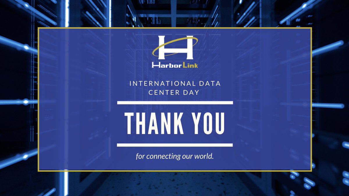 Harbor_LinkLLC's tweet photo. Happy #InternationalDataCenterDay! Today, we celebrate the hardworking professionals who ensure that these critical facilities are up & running 24/7, providing #reliableaccess to data & applications that are essential for businesses, governments, and individuals around the world. https://t.co/lnKbEAQ8VA