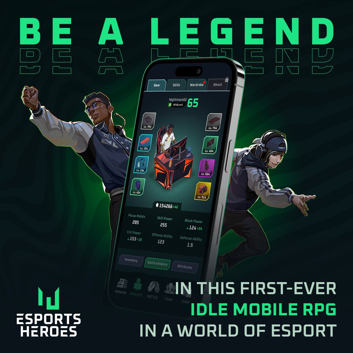 Be a part of Esports Heroes ⭐ launching early 2024! Participate in playtests and get in on the action before the official release by checking out our Discord at esportsheroes.gg/discord. 

Be part of the community today! 💪

#ESH #GAMING #ESPORTS