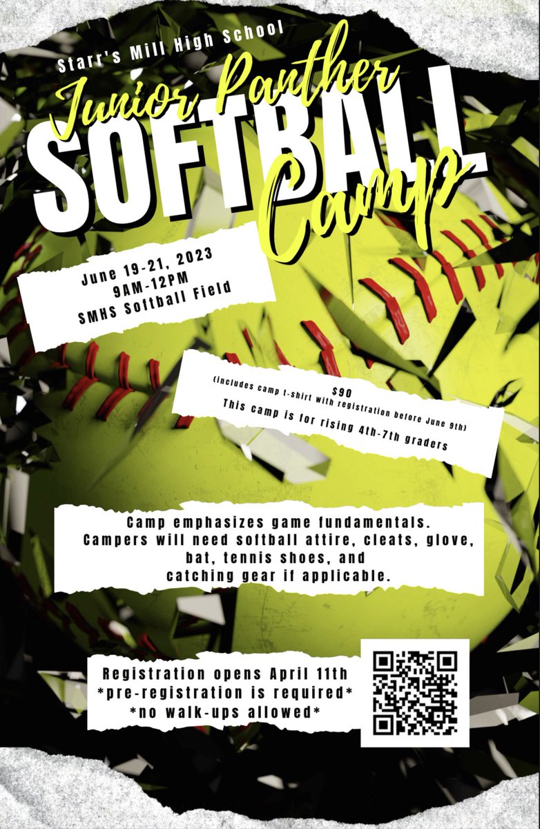 SMHSFastpitch's tweet photo. 📅 Mark your calendars! 
June 19-21 

Registration opens April 11th https://t.co/c2vFH2Joi1