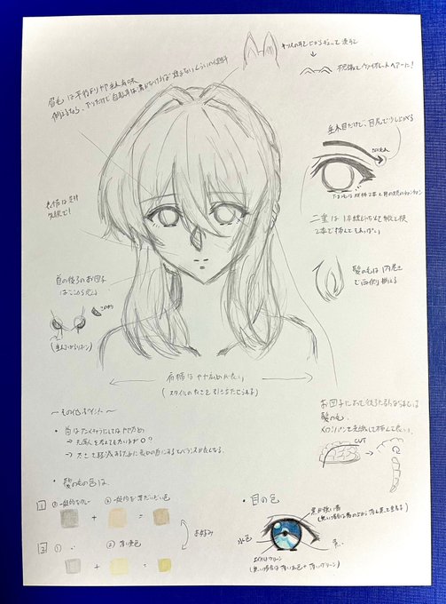 誰でもヴァイオレット・エヴァーガーデンを描ける解説書みたいなものを作ってみました☺️ 