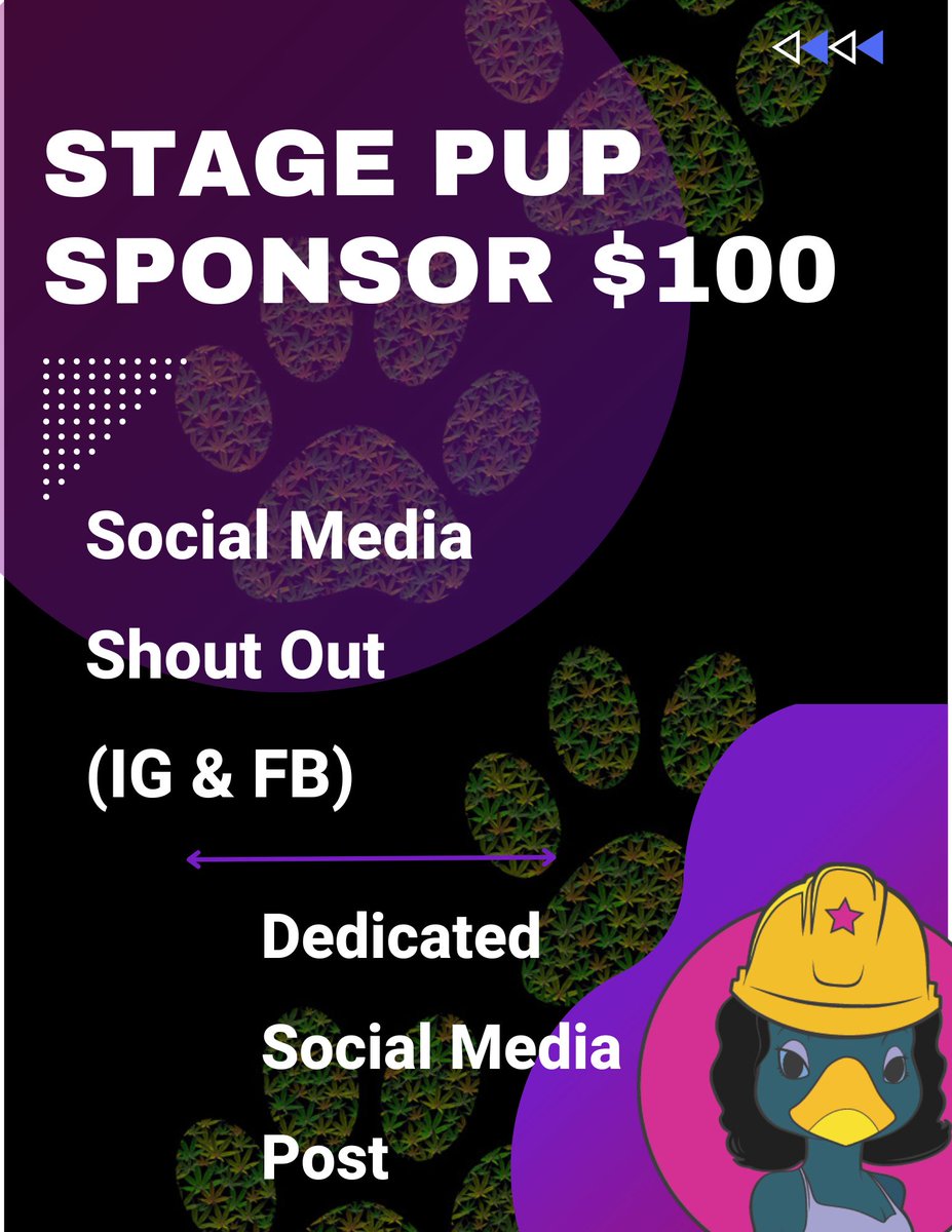 Want to make a paw-some impact &amp; have your business in the spotlight? Be a Stage Pup Sponsor for <a href="/BurlyConSeattle/">BurlyCon</a>'s pet photo contest! Donate $100 worth of goods or services &amp; get a social media shoutout &amp; dedicated SM post! Email Vixen at vixen(at)burlycon(d0t)org for more info!