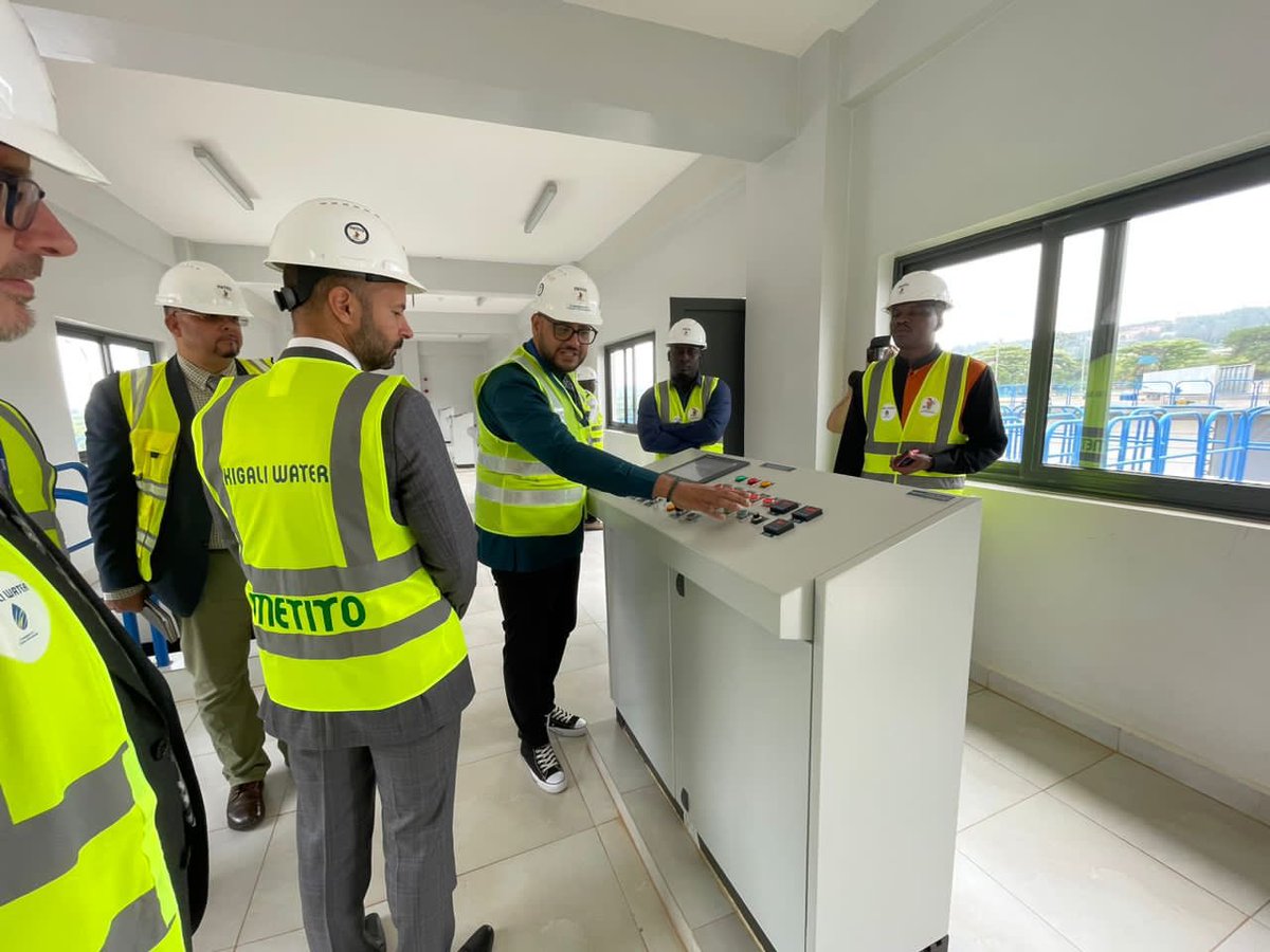 UKinRwanda's tweet photo. Today is World Water Day!

Kigali Water Treatment Plant is the first asset under #Africa Water Infrastructure Development, a joint venture between @BritishIntInv &amp; #Metito.

@omardaair went to see how it's meeting the needs of 500,000 domestic &amp; commercial consumers in #Rwanda https://t.co/HHgLSPkqWJ