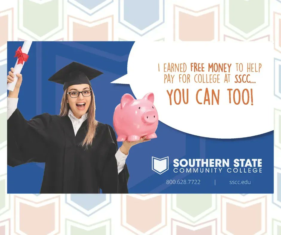 The deadline to apply for scholarships is approaching fast! SSCC gives away nearly 100 scholarships each year and you can apply with only 1 application for all of them!

Deadline for Fall 2023-Spring 2024 Scholarships: MARCH 31st, 2023

#sscc #southernstatecommunitycollege