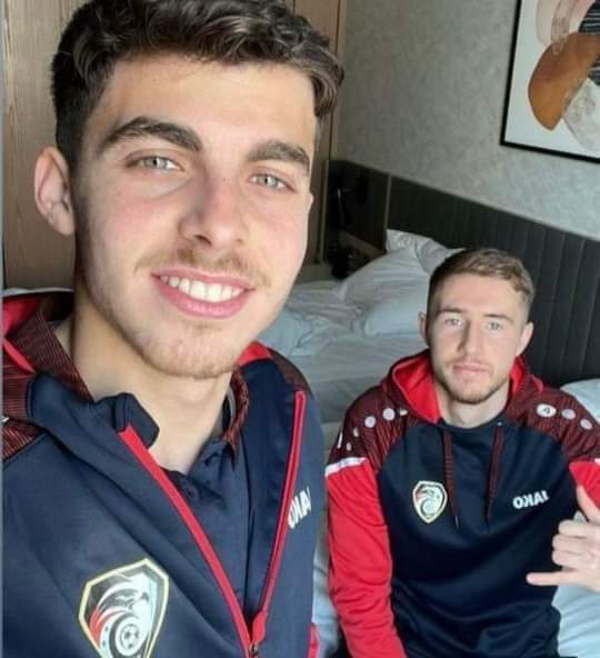 Sham__TV's tweet image. #نجوم_المستقبل🇸🇾🦅⚽️❤
#عمار_رمضان و #اوليفكر_كاسكاو من معسكر #المنتخب_السوري في الإمارات