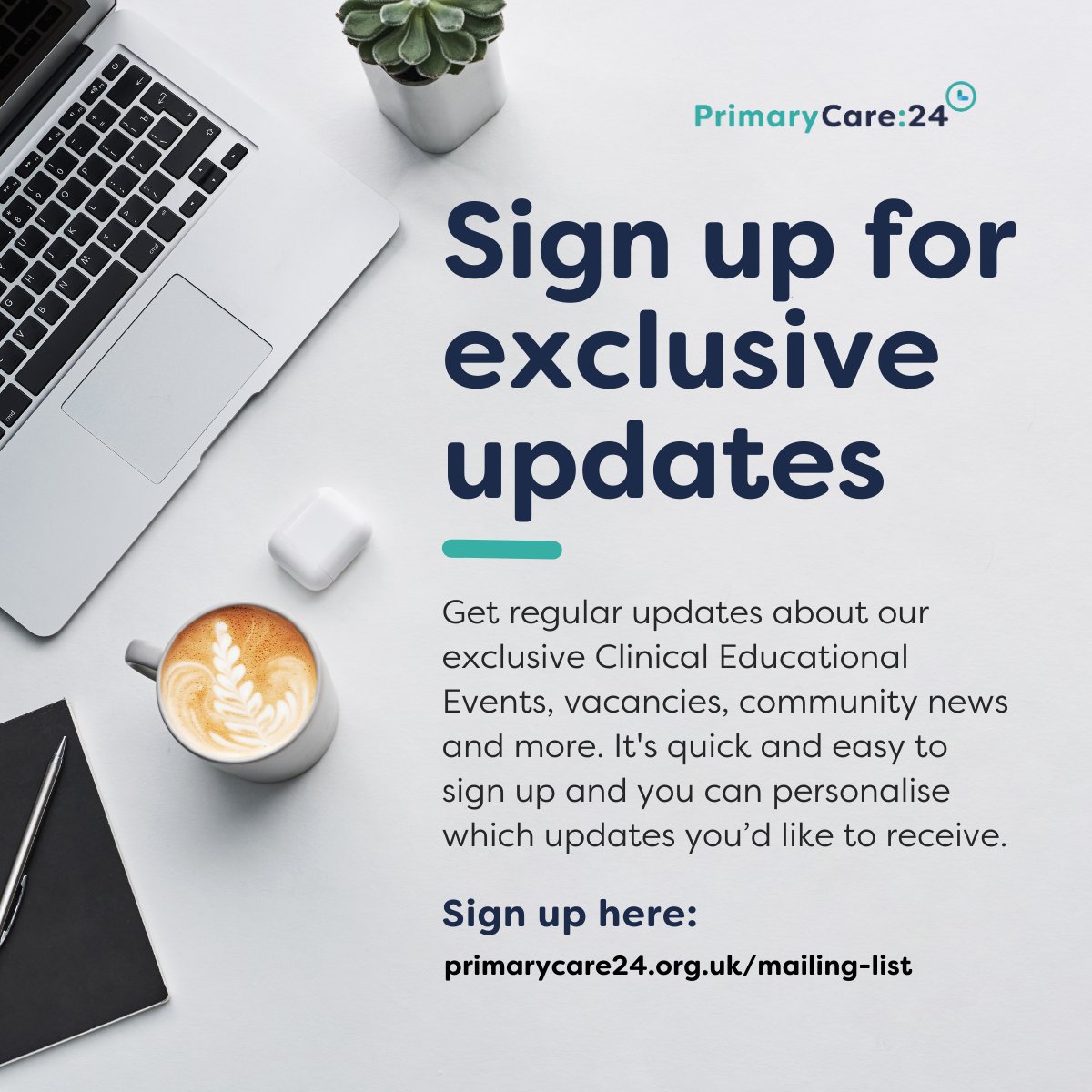 Be the first to hear about our exclusive Clinical Educational Events, vacancies, news and more. You can also personalise the updates you receive from us to make sure they are relevant to you. 
Sign up here: zurl.co/lojJ 
-
#healthcare #events #liverpooljobs #gp #gpjobs