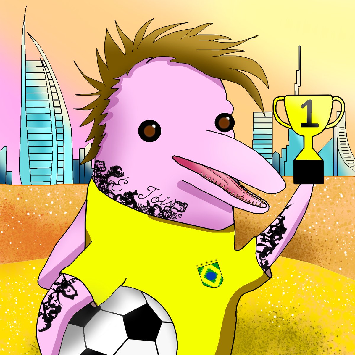 Hi5Boto's tweet photo. @neymarjr #nft #nftart #nftartist #nfts #nftcollector #nftcommunity #cryptoart #critoartist #nftphotography #nftanimation #nftvideo #digitalart #qatar2022 #worldcup https://t.co/m17t0tz1Wj