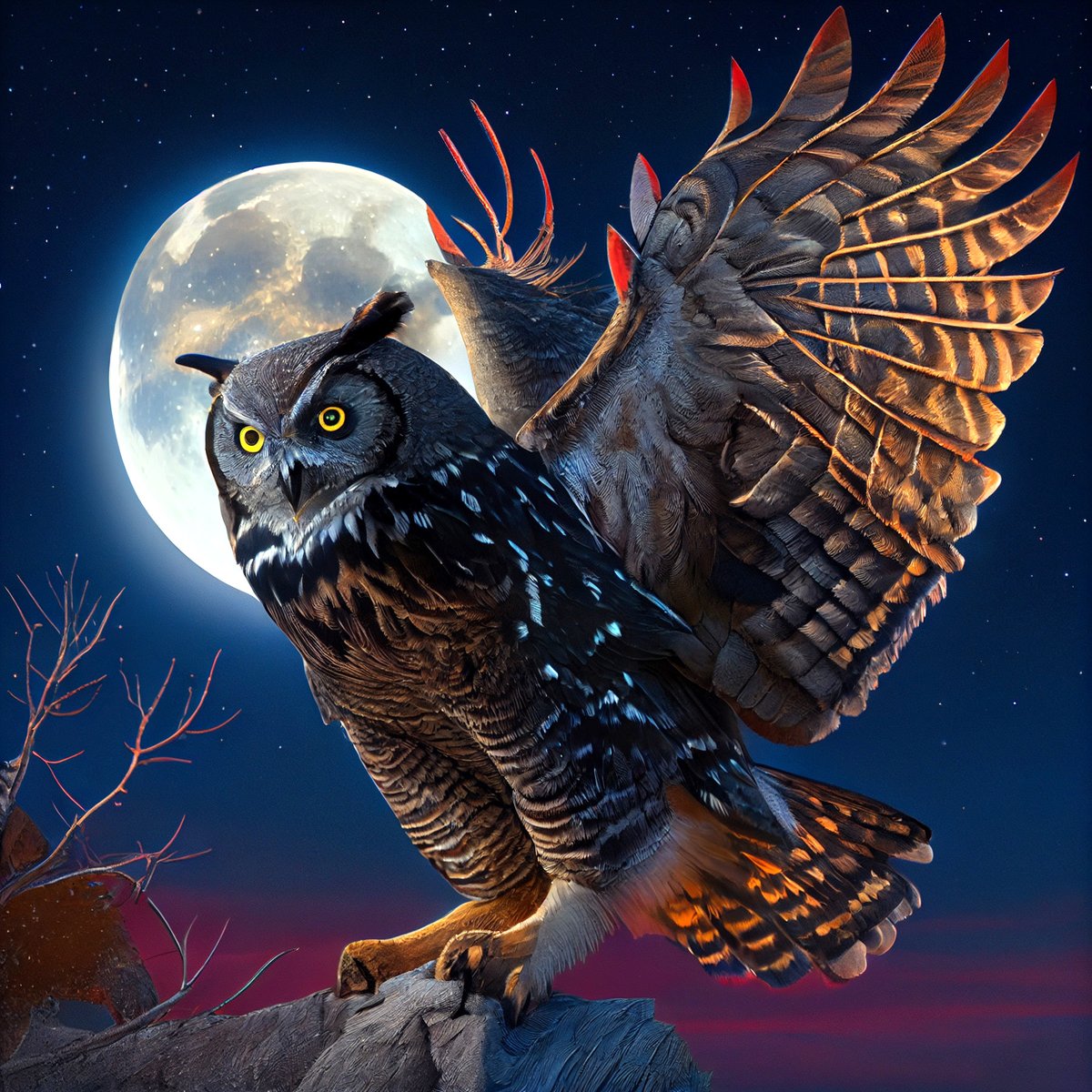 the_firstborne's tweet photo. Female Owl from the continent of Ashstorm, from our recent reveal.
#FirstBorne #Owl #Ashstorm https://t.co/7OQ7X5PzxO