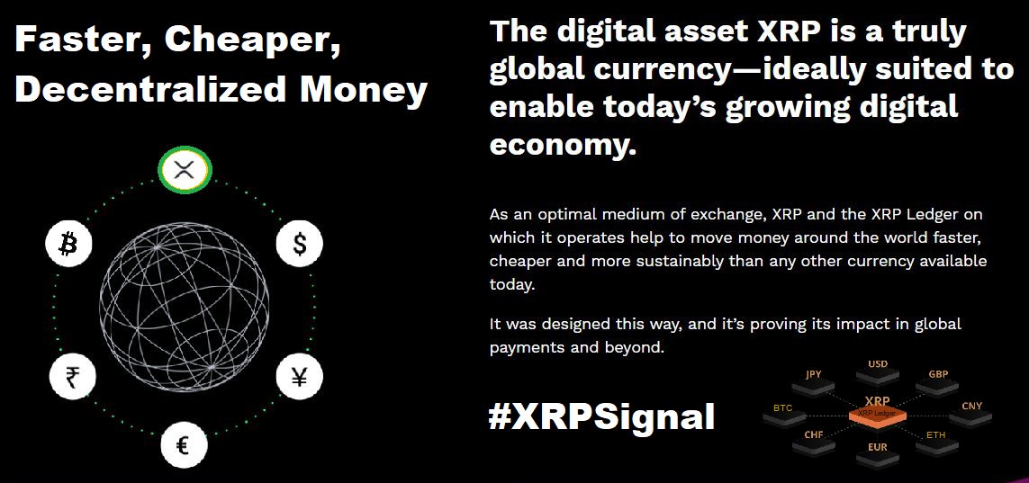 The era of self-custody and decentralized money is here. The #BitSignal is on. But it's also time for the #XRPSignal. 

How can $XRP and its blockchain technology improve #BTC and help people and businesses in times of uncertainty and high inflation? 👇🧵1/22