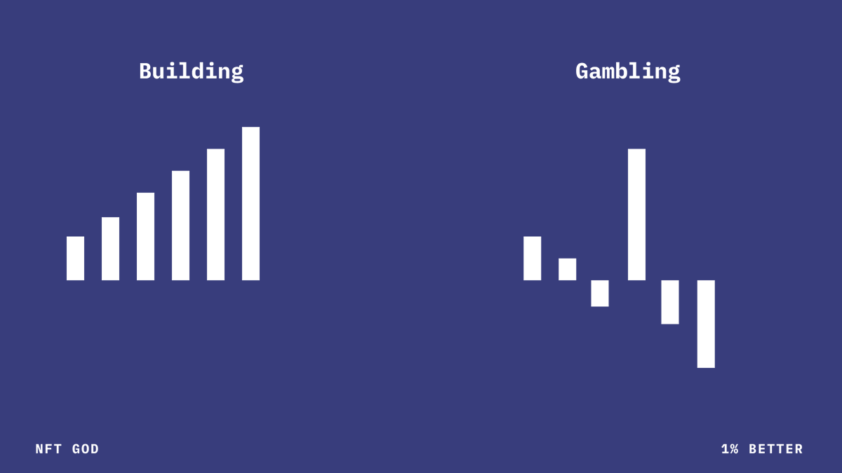 GM 99% of people in Web 3 gamble. 1% build. What are you building today?