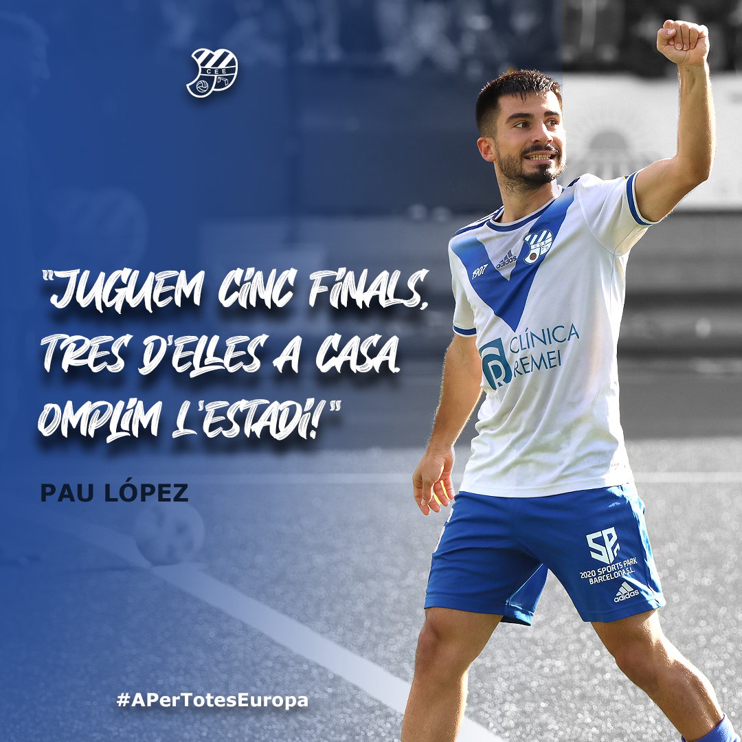 🤜🏽🤛🏽 Junts anirem a per totes

🏆 Volem la lliga!

🏟️ Que retroni el Nou Sardenya aquest diumenge!

🗣️ No t'ho diem nosaltres, t'ho diu en Pau 

#futbolcat #3RFEF5 #ViladeGràcia #SagradaFamília #APerTotesEuropa