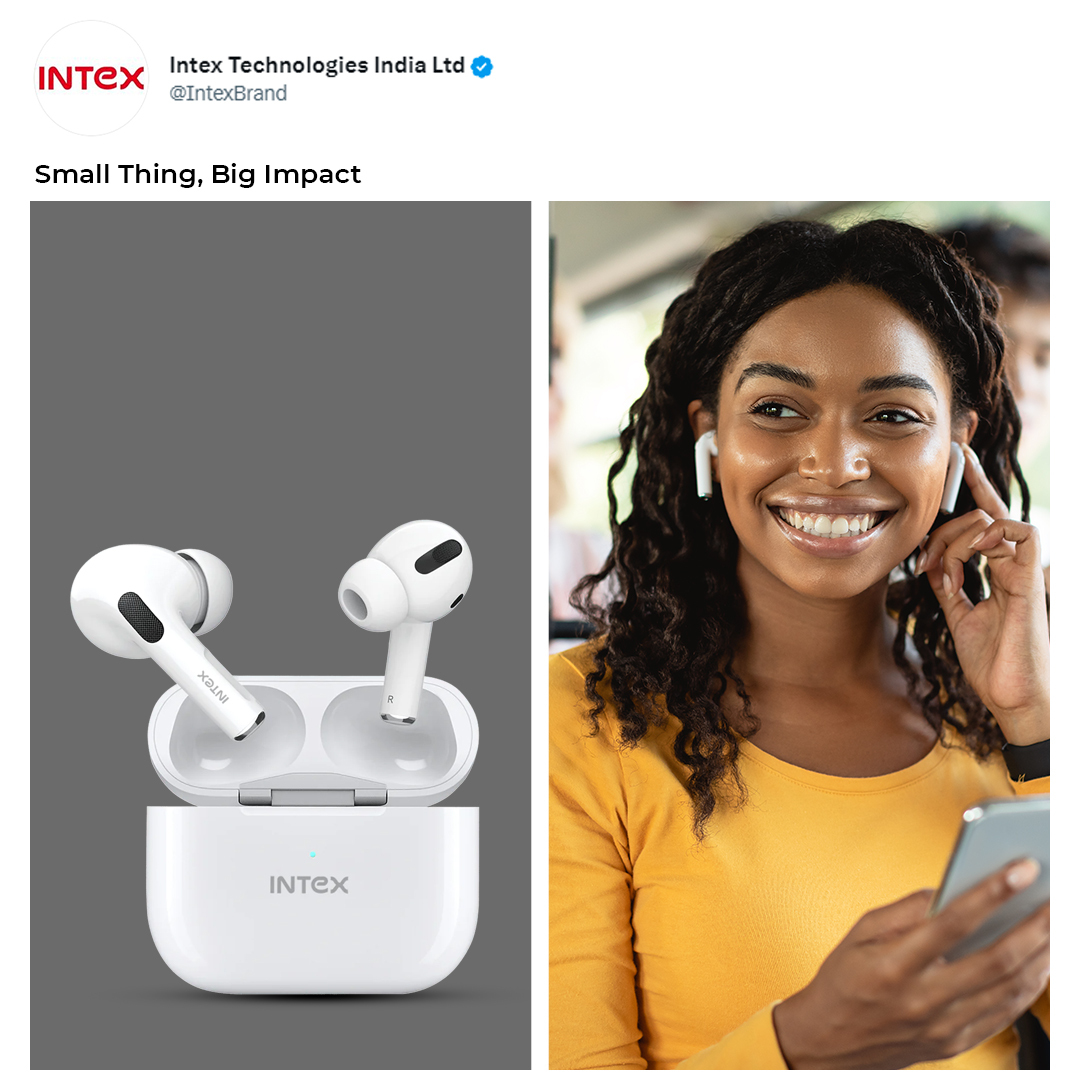 IntexBrand's tweet photo. From small to big, Intex technologies equip you with accessories &amp; tech that impact your living in a great way. Experience the greatness of #GenNxt products by Intex for a smarter lifestyle.
.
.
.
.
#IntexTech #SmarterLiving #InnovativeAccessories
#NextGenTech #TechForLife https://t.co/bGJBKotzoF
