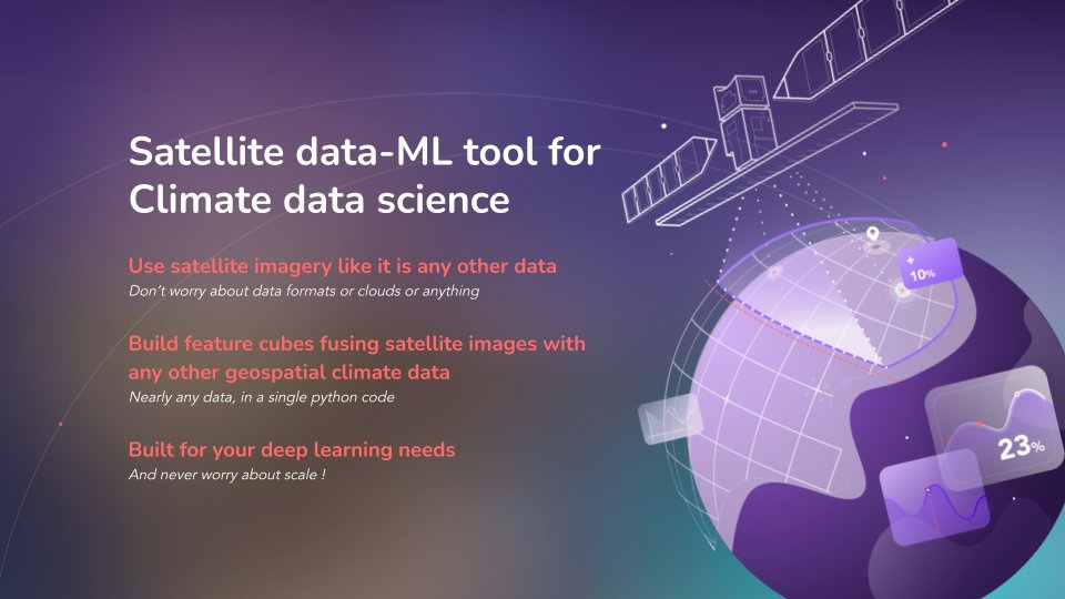 Hello climate data scientists! 👋

We are launching our “SpaceSense for Climate” program. 🎉

This lets you freely download ARD data, access fusion and ML tools, as well a several ML workflows!

Curious to try it? nut.sh/ell/forms/3458…