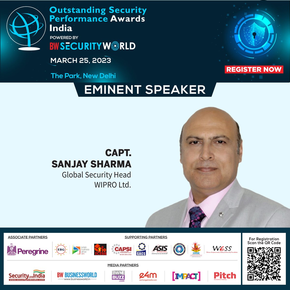 BWSecurityWorld's tweet photo. Register now: https://t.co/9fmiXeWDoX
We are pleased to welcome our Eminent Speakers for the 3rd edition of the Outstanding Security Performance Awards India 2023, in association with BW Security World.
#BWSecurityWorld #OSPAs https://t.co/vjJpAbyZGD