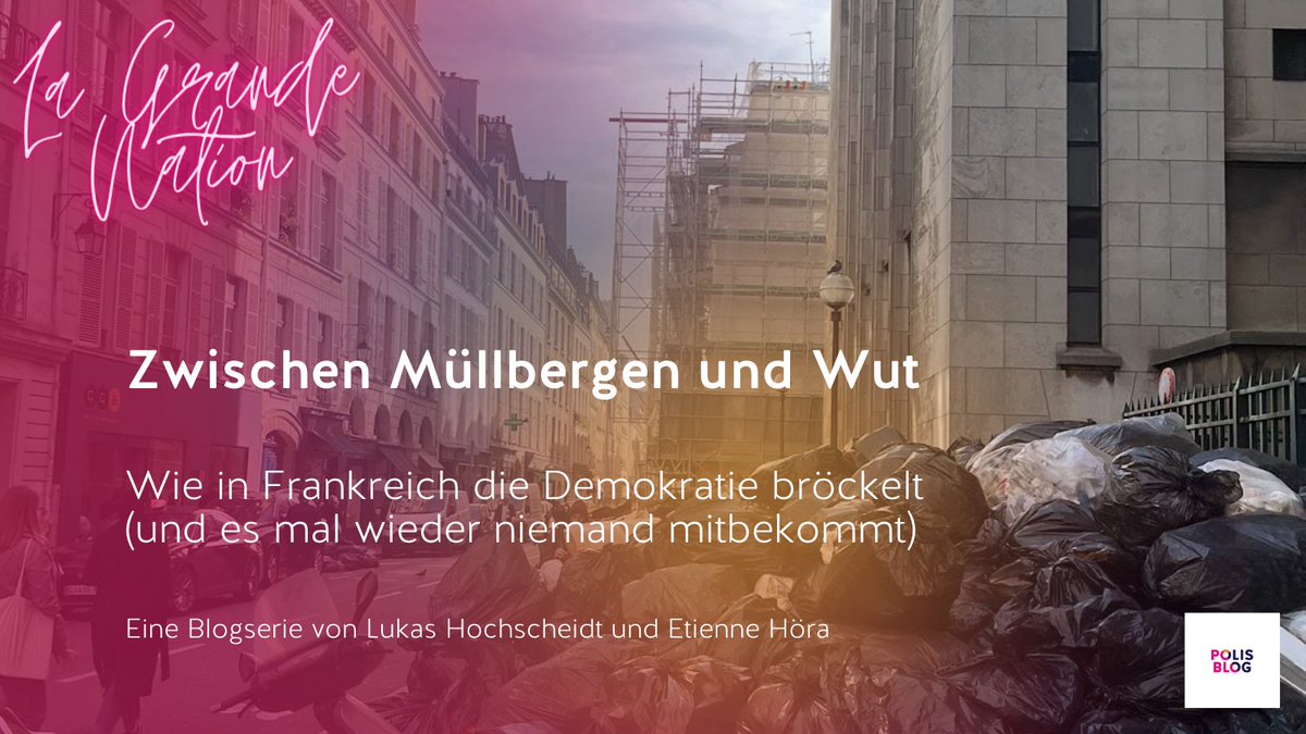 Die #Rentenreform, mit der Präsident Macron bereits 2017 zur Wahl angetreten ist, stand bis zuletzt auf Messers Schneide. Nun hat der Präsident sein Ziel erreicht – doch zu welchem Preis? Aus der Reihe #LaGrandeNation von <a href="/LukiHochscheidt/">Lukas Hochscheidt</a>
 &amp; Etienne Höra. polis180.org/polisblog/2023…