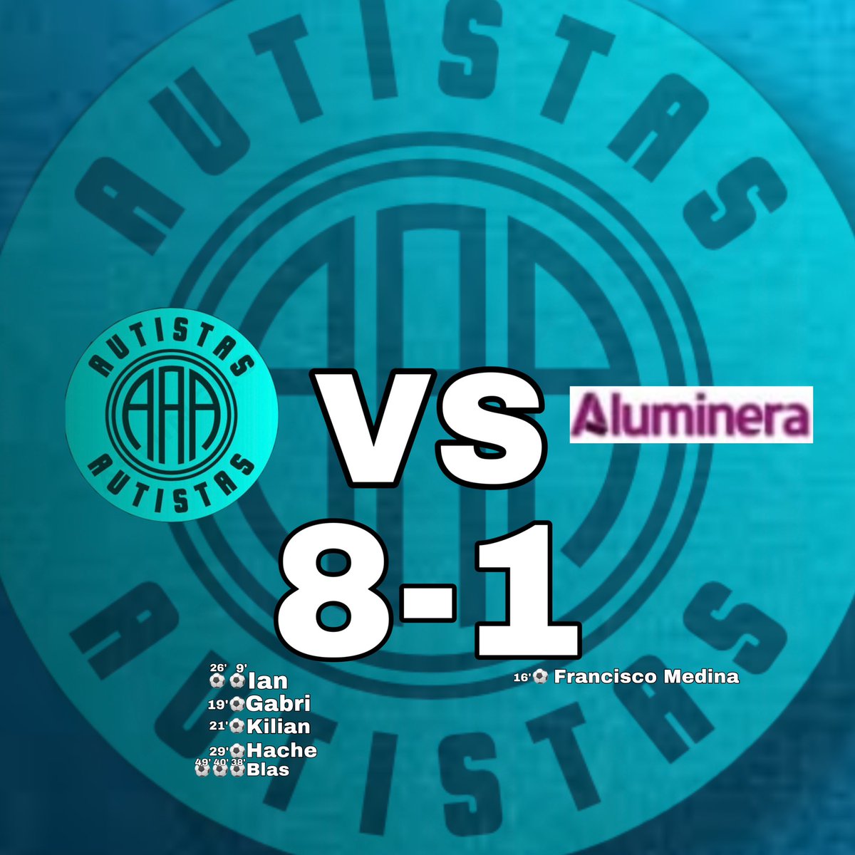 AutistasBP's tweet photo. Gran partido de AutistasBP 💪🏼🔵🔵 https://t.co/9kJcXEry3F