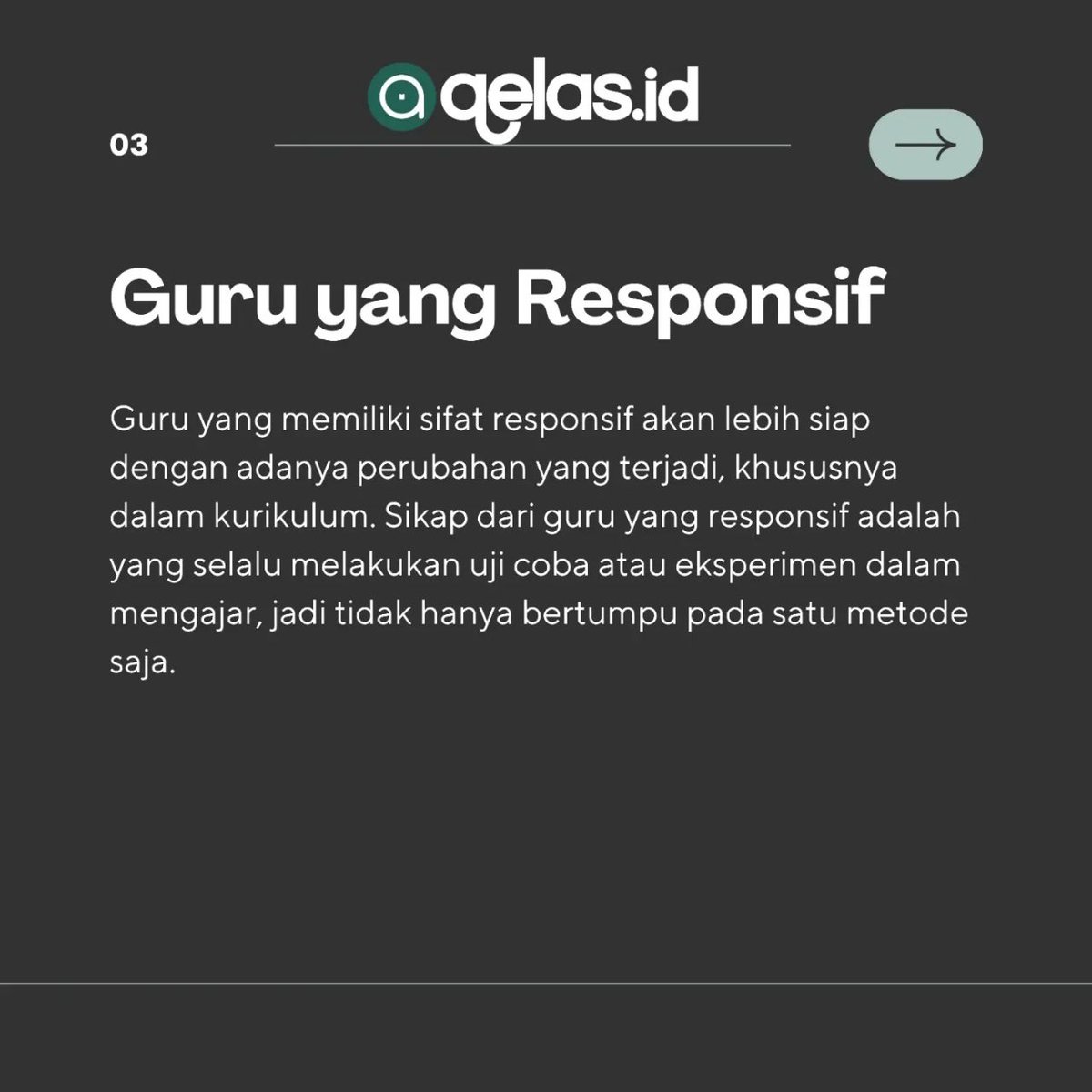 mulaidariguru's tweet photo. Hi Sobat qelas!
Change is coming! Siap-siap nih! Biar gak bingung dan kehabisan energi, yuk simak beberapa tips kece dari kami buat para guru hadapi perubahan dengan percaya diri.

#MulaiDariGuru #qelasid https://t.co/fNAcavCrqP