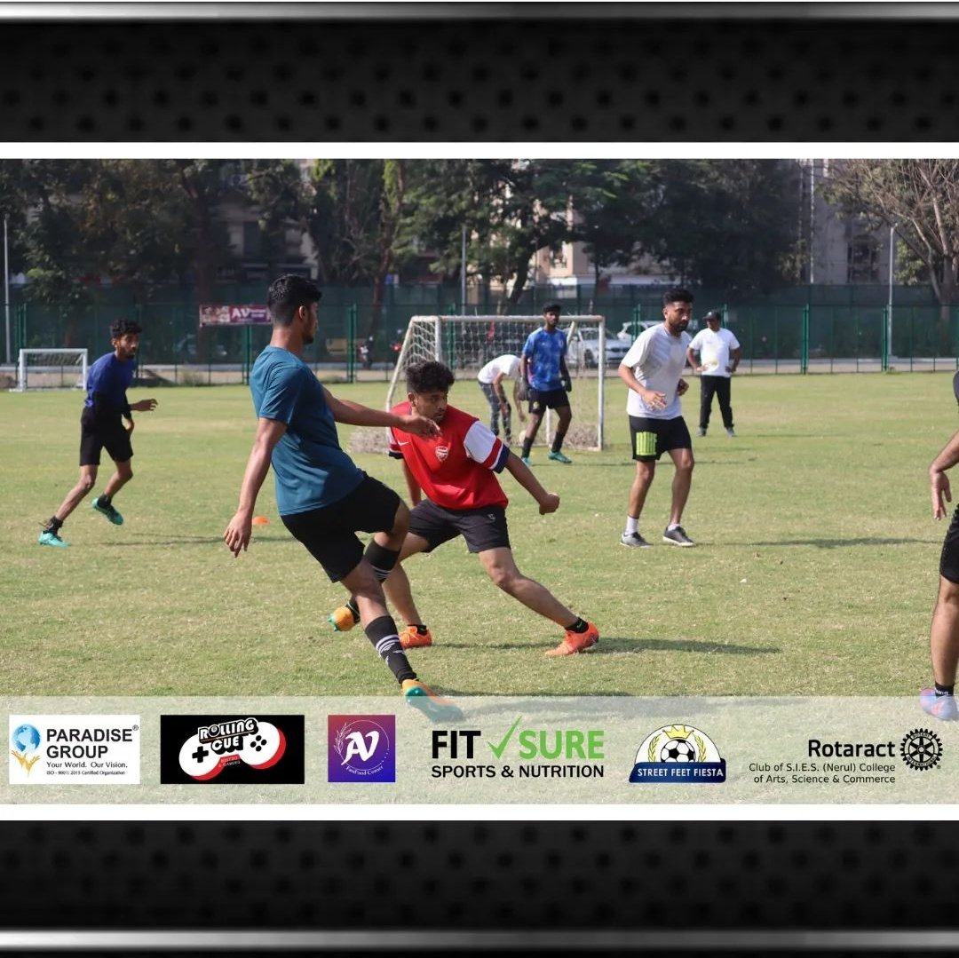 rcsiesnerul's tweet photo. Street Feet Fiesta 6.0 

The mega football tournament of MEN'S, WOMEN'S and U-16 categories revived for its sixth season by the club!! 

Commissioner for the event : Rtr. Adithya Sharma 
Chairpersons for the event : Rtr. Sayuj Raju &amp; Rtr. Om Naik

@Rotaract_3142 @3142Zone https://t.co/Ntax0TPGBX