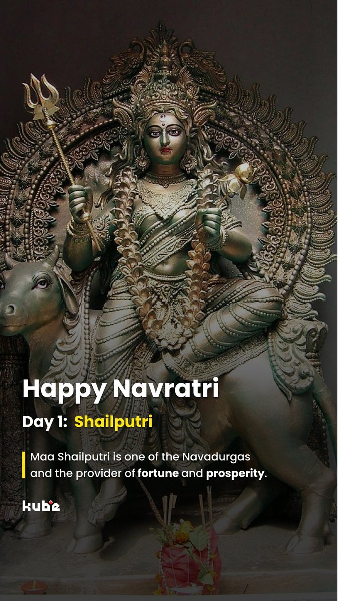 KubeCityIndia's tweet image. Happy Navratri.
#kube #kubecity #kubenoida #navratriwishes