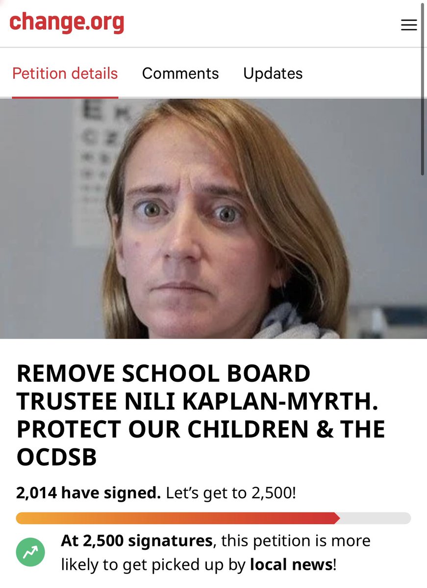 NEW: Thousands are signing a petition calling for the removal of left-wing mask-obsessed Ottawa school trustee Dr. Nili Kaplan-Myrth from the board.