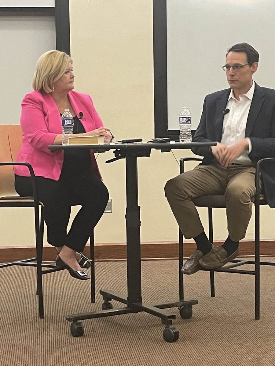 BrigidforSJ's tweet photo. It was such an honor to host @MSNBC’s @montclairstateu last night as part of our Political Science and Law Salon Series. Steve talked about his career and how 1990s political tribalism paved the way for today’s political divisions. An excellent, informative discussion! https://t.co/WP5CGgkgBv