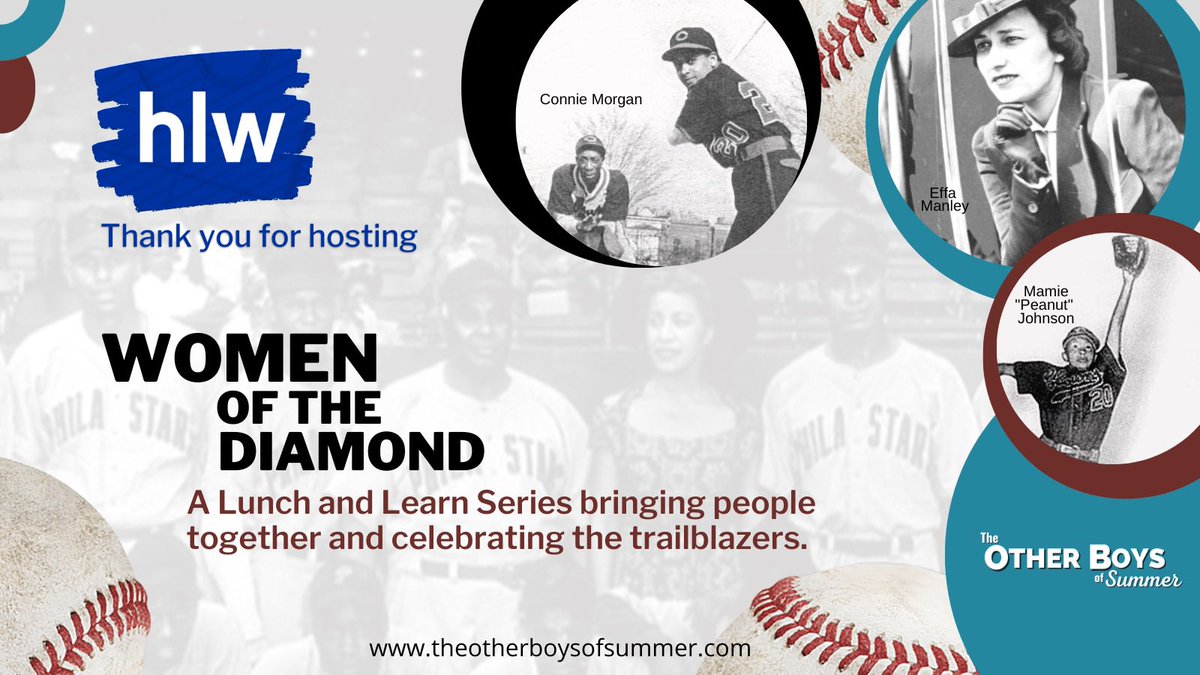 Fun times sharing the stories from female players and owners. #biggerthanbaseball #lunchandlearn #dei