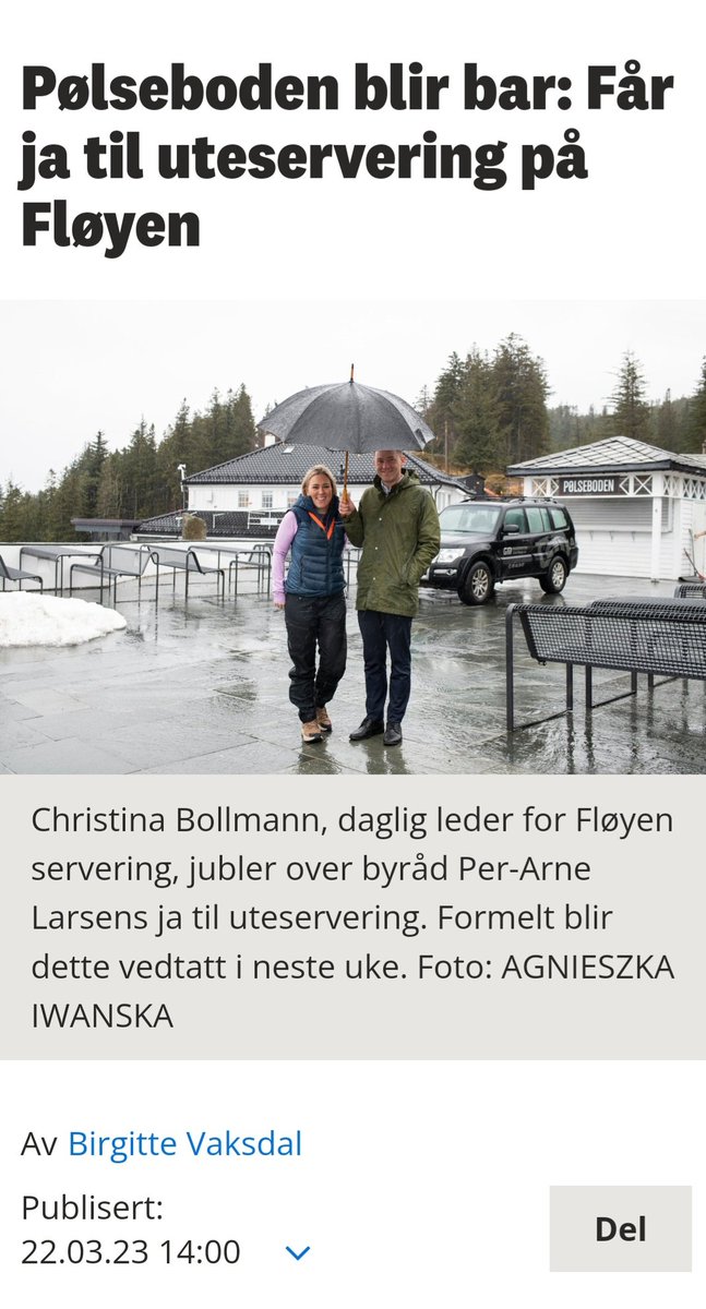 Ja, Venstre har skjenkebyråden i Bergen? Hvorfor spør du?