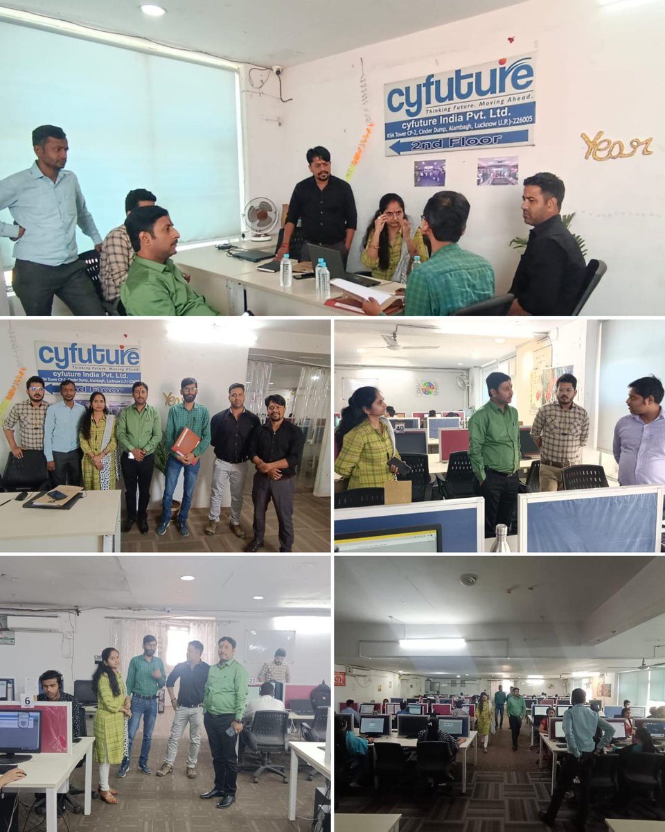 Verification of #VGF claim by designated committee of #STPILucknow officials w.r.t. M/s. Cyfuture India Pvt. Ltd., a BPO unit setup under #BPOScheme #IBPS at District #Lucknow Uttar Pradesh. @GoI_MeitY @stpiindia @arvindtw @purnmoon