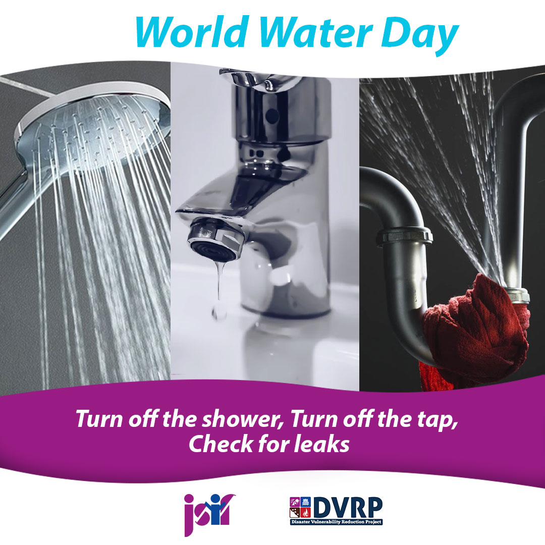 JSIFJA's tweet photo. World Water Day is a great time to save water. Here are some tips:
1.Turn off the shower when soaping up
2.Turn off the tap when brushing your teeth
3.Check for leaks and faulty taps
#JSIFJAย
ย #acceleratingchange
#WorldWaterDay2023 https://t.co/IkaJbfYebJ