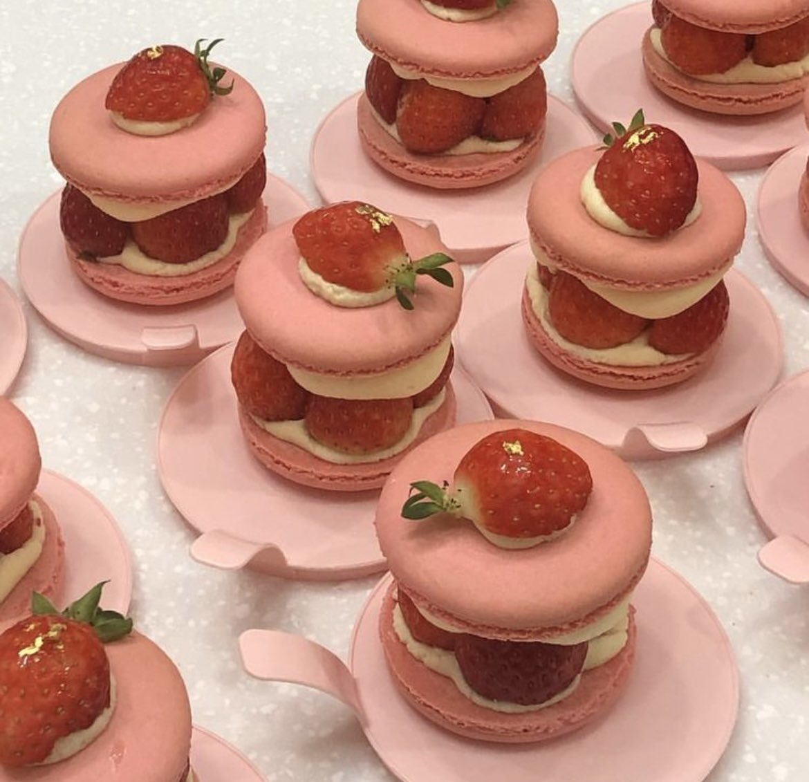 —strawberry pastries
