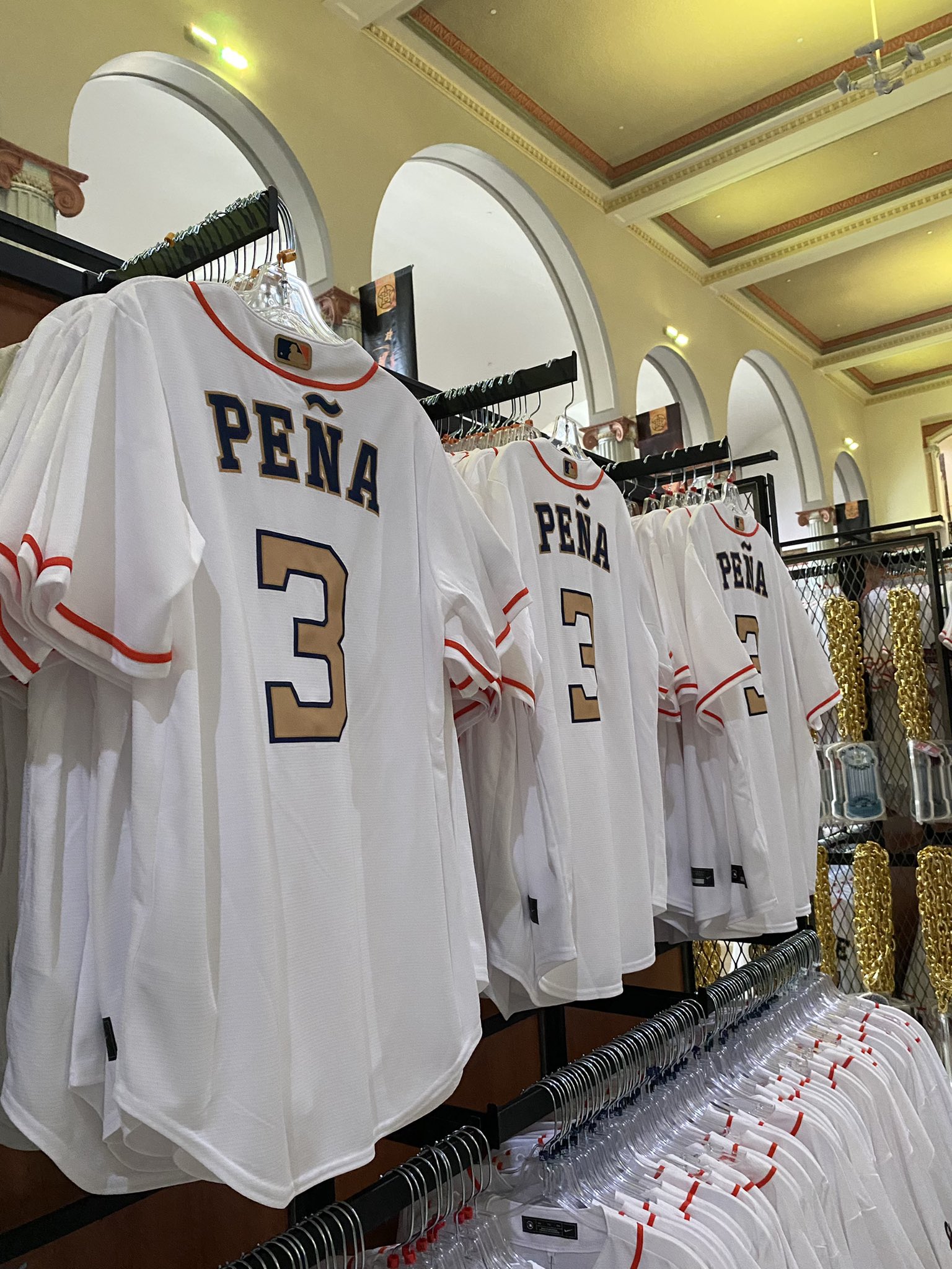 astros pena world series jersey