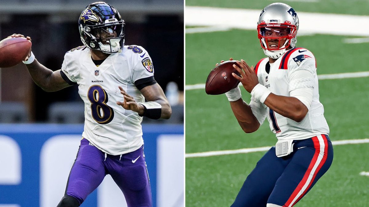 Legionarios_NFL's tweet photo. Los #Ravens han mencionado como posible contratación al ex QB de #Patriot Cam Newton como QB de remplazo si llegan a perder a Lamar Jackson.  
#LegionNFL https://t.co/mBwcH9ukoy