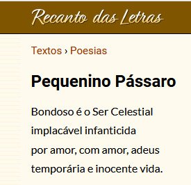 Texto completo em recantodasletras.com.br/poesias/7746086