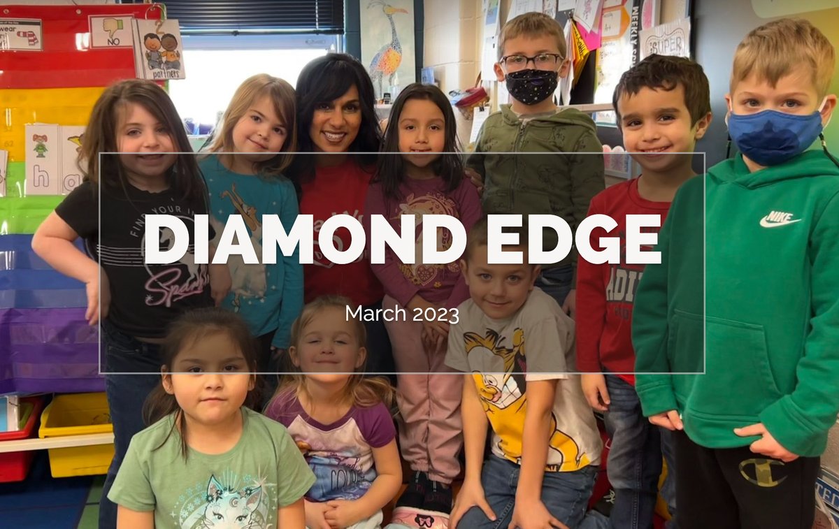 DLDistrict76's tweet photo. Our March Diamond Edge Newsletter is here! Learn about news surrounding Teaching and Learning, Finance, Student Services, Instructional Technology and Communications. https://t.co/Fq4eSgBkz2 #D76Diamonds #SparkleOn https://t.co/5goRheprc3