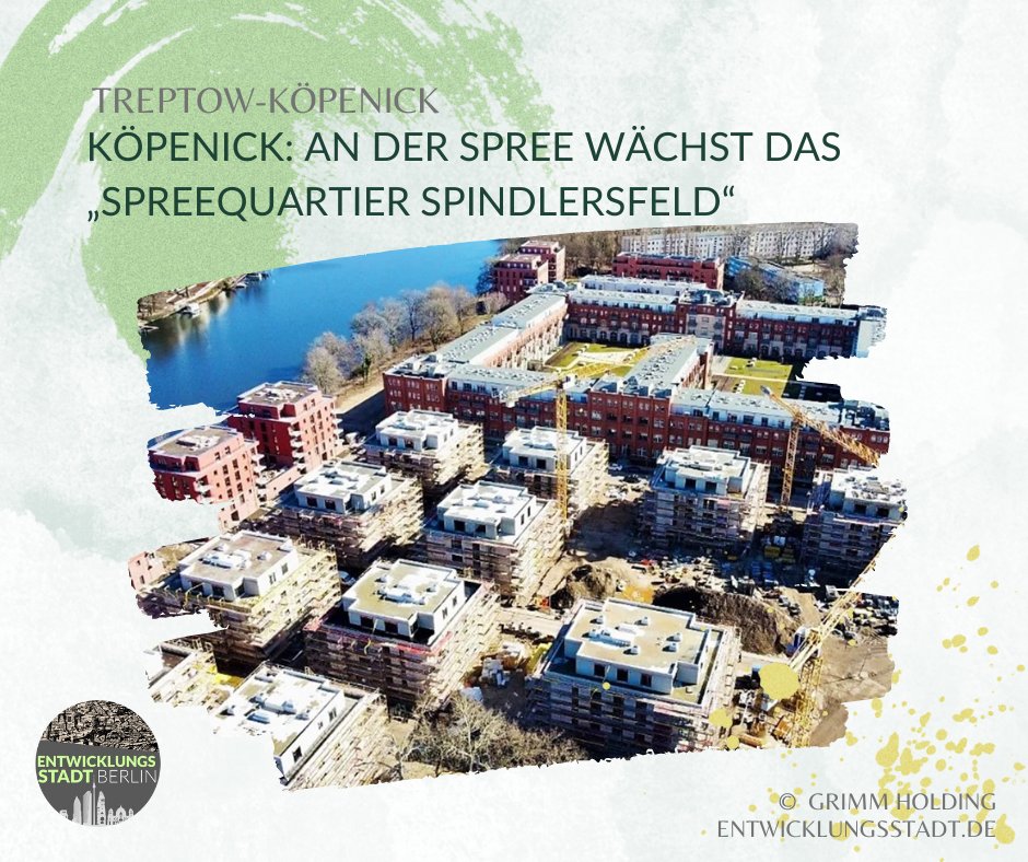 LefflerBjorn's tweet photo. Im Südosten Berlins entsteht ein neues #Wohnquartier. Das Projekt „Spreequartier #Spindlersfeld“ liegt direkt am #Spreeufer in #Köpenick und wird auf einem rund 24.000 Quadratmeter großen Grundstück entwickelt, 380 neue #Wohnungen sollen errichtet werden:

https://t.co/XbtCsisSzT https://t.co/wShKDg16uI