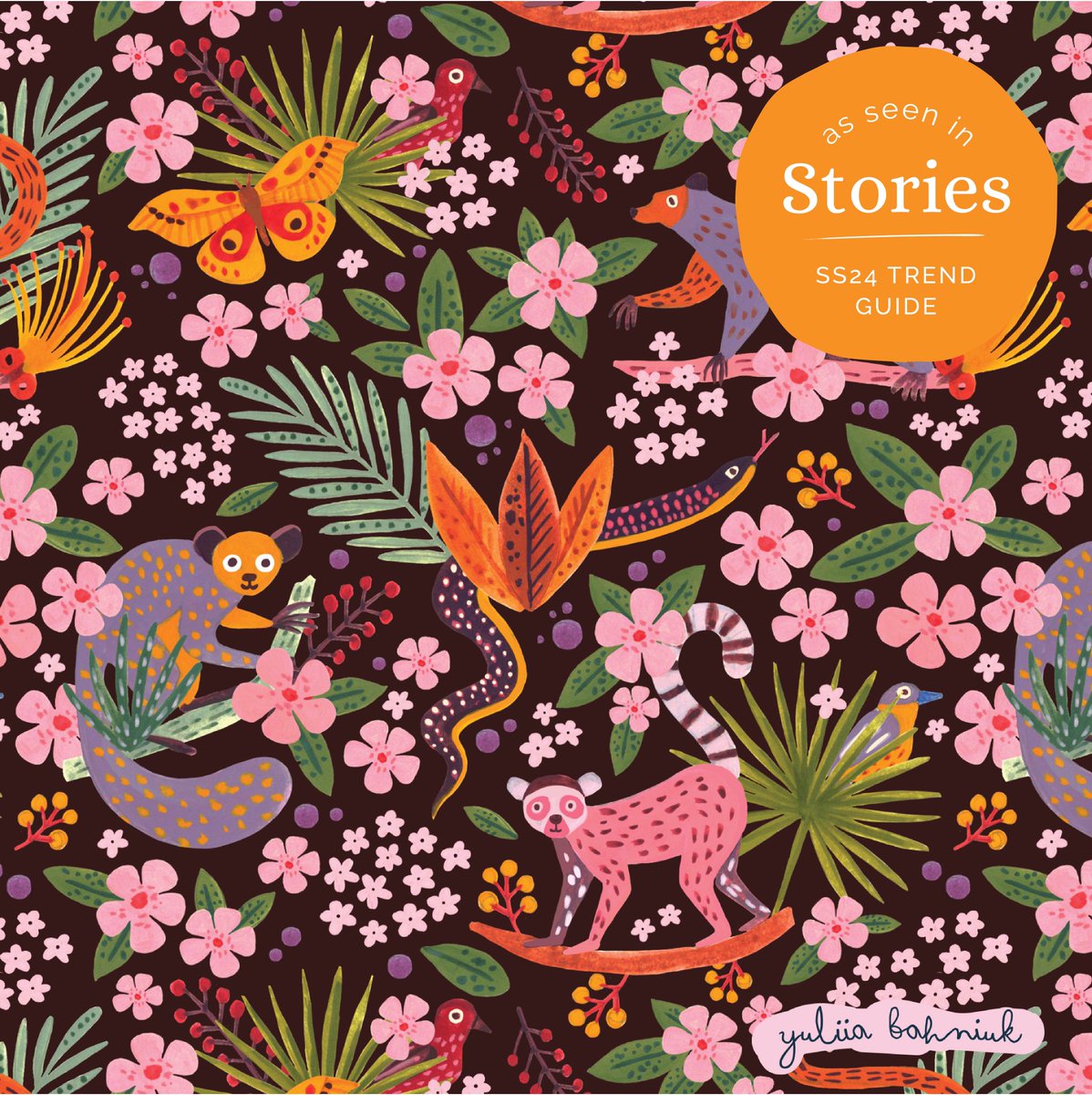 I'm so glad that my pattern design has been selected to be featured in SS24  issue of Stories - a Trend Publication by Paper&Cloth Design Studio presenting a collection of the latest cultural trends from the world of print and design.

#pattern #artlicensing #illustration