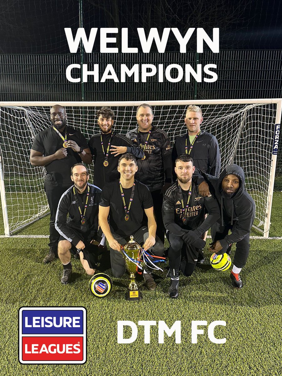 Congratulations to our Welwyn champions DTM FC 🎉