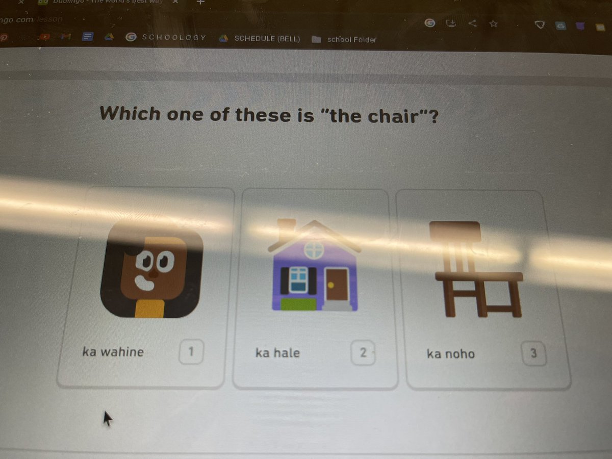 CaracappaSenora's tweet image. @duolingo 
#WorldLanguageWeek
Students had the opportunity to select any language of their choice to explore via duolingo. Kids loved hearing and seeing these new sounds and characters. #Dalers #DalerPride #SomosDalers