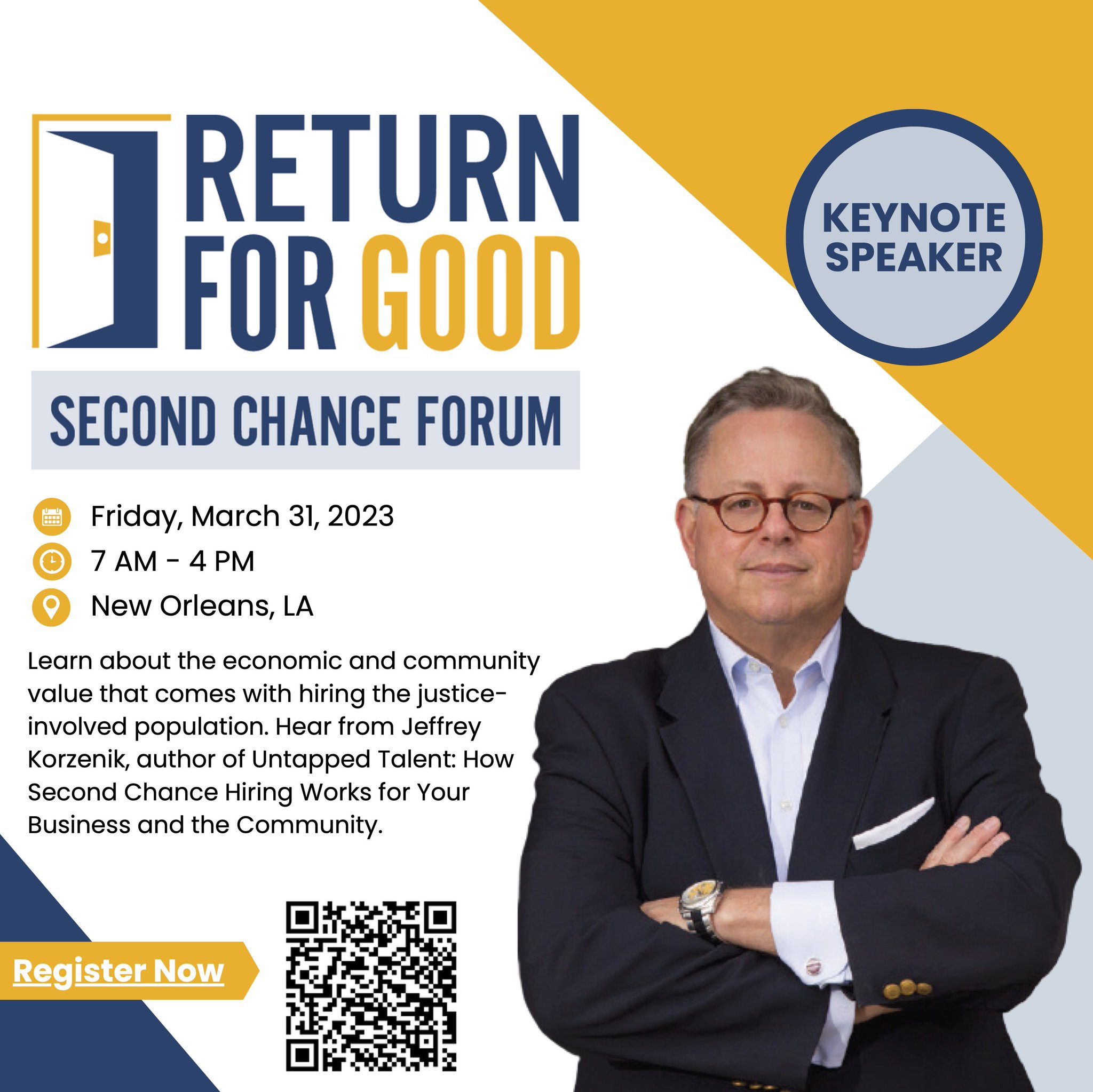 GNO, Inc. on Twitter "Register now for the "Return For Good" Second