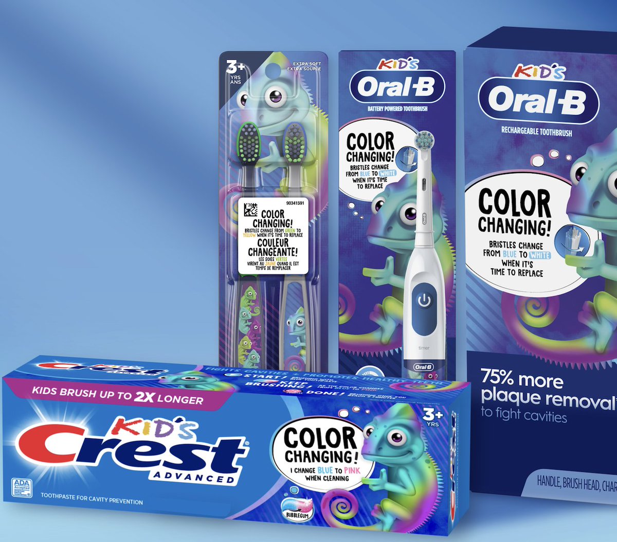 MediaPost's tweet photo. Seven-Year-Old Influencer Helps Launch @Crest Kids Color Changing Toothpaste @bossbabybrody @citygirlgonemom #ConquerCavities #CrestHasYouCovered https://t.co/h2w4PsBChz https://t.co/mBgrYtljF1