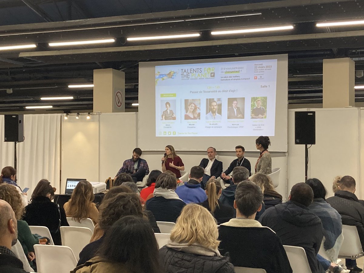 talents4planet's tweet image. Face à l’explosion de l&apos;éco anxiété, Alice Vivian, Ludovic Maugère, @sutterpe et Julien Vidal nous donnent les clés pour vivre avec, la dépasser et la transformer en tremplin 💪 ⬇️

#TalentsForThePlanet
