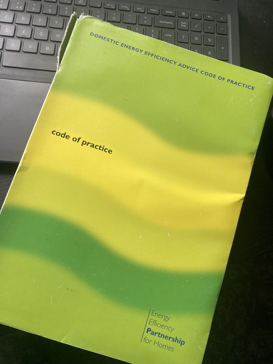 se2limited's tweet photo. Great to see the Local #Energy Advice Demonstrator competition being launched…

Digging in the SE2 Archive, we found this: the Domestic Energy Efficiency Advice Code of Practice, which dates back to 2003!! #hardcopyonly https://t.co/H3GkBDbrbt