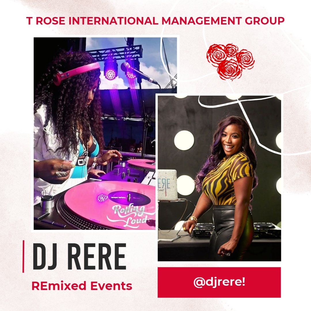 TRoseIMG's tweet photo. A woman with passion is a soul filled with love and inspiration. That's why on #womenwednesday we adore women like DJ Rere from REmixed Events! 😍 Let's show how we appreciate her by giving her a follow on Instagram: @djrere! ❤️
#troseimg #womenwedesday #remixedevents #djrere https://t.co/oXQ1M4NHVy