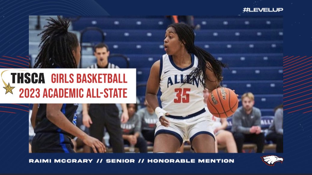 Congratulations to Seniors, <a href="/aalexiscortez/">alexis cortez</a> and <a href="/RaimiMcCrary/">Raimi McCrary</a> for being selected to the 2023 THSCA Girl’s Basketball Academic All-State Teams. #Level🆙