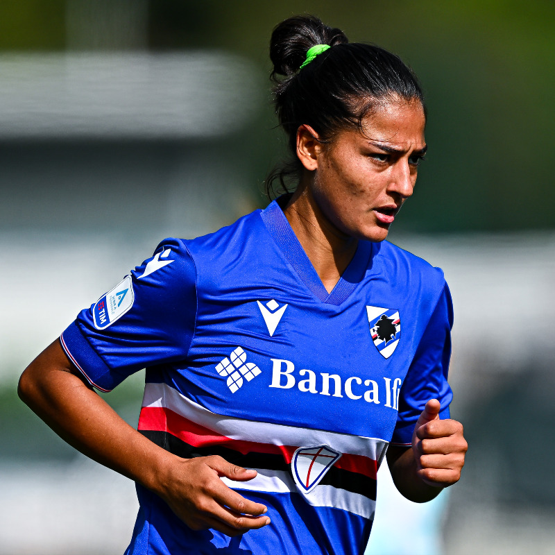 sampdoria's tweet photo. 👩🏼 | WOMEN 

Intervento riuscito per #Fallico, crociato per #Panzeri.

#SampdoriaWomen 🔵⚪🔴⚫⚪🔵