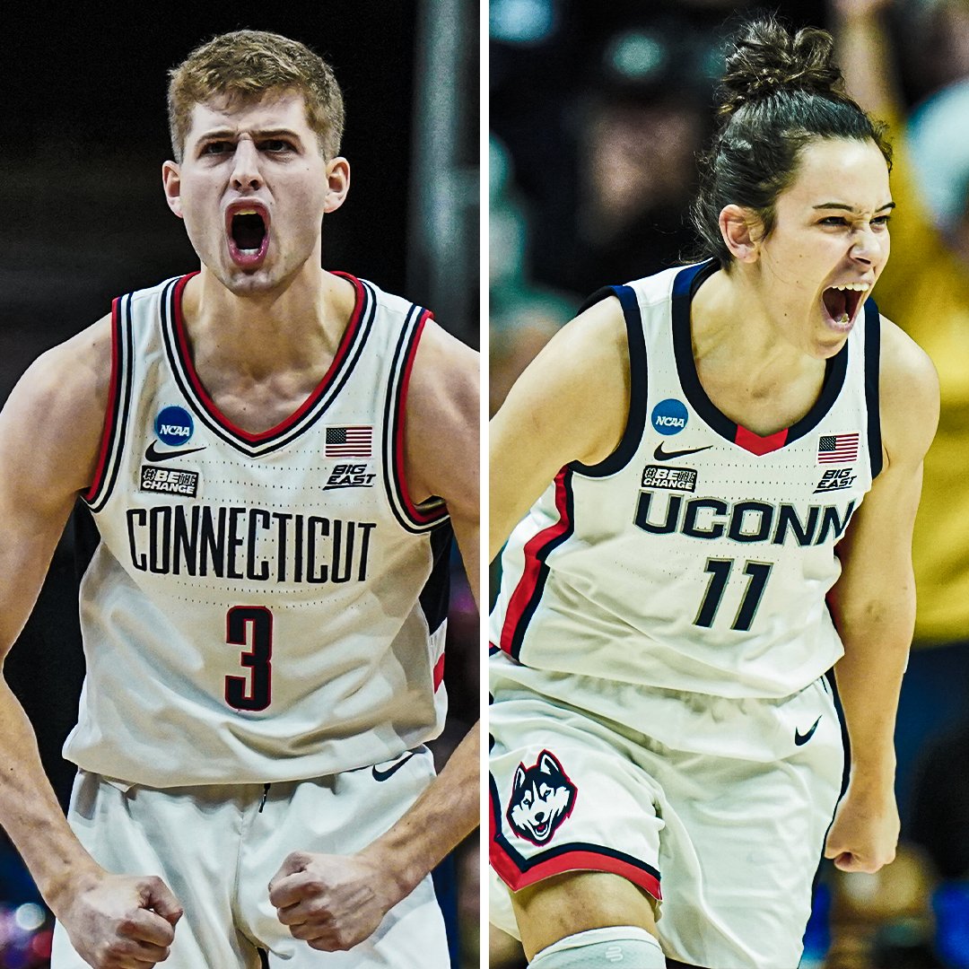 Schools that have won both men’s and women’s #MarchMadness in the same year:

2004 UConn
2014 UConn

They have a chance to do it again in 2023. 👀
