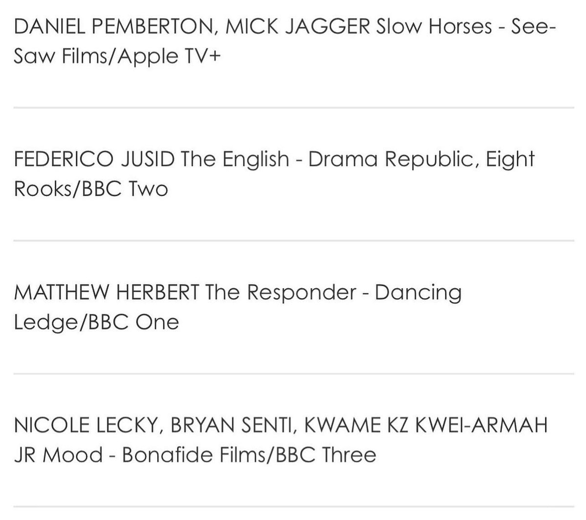 kzdidit's tweet photo. Woke up nominated for a @BAFTA Award for original score &amp; Music For MOOD. Love to everyone involved 🙏🏿🙏🏿🙏🏿 https://t.co/I9VzEtHQWP