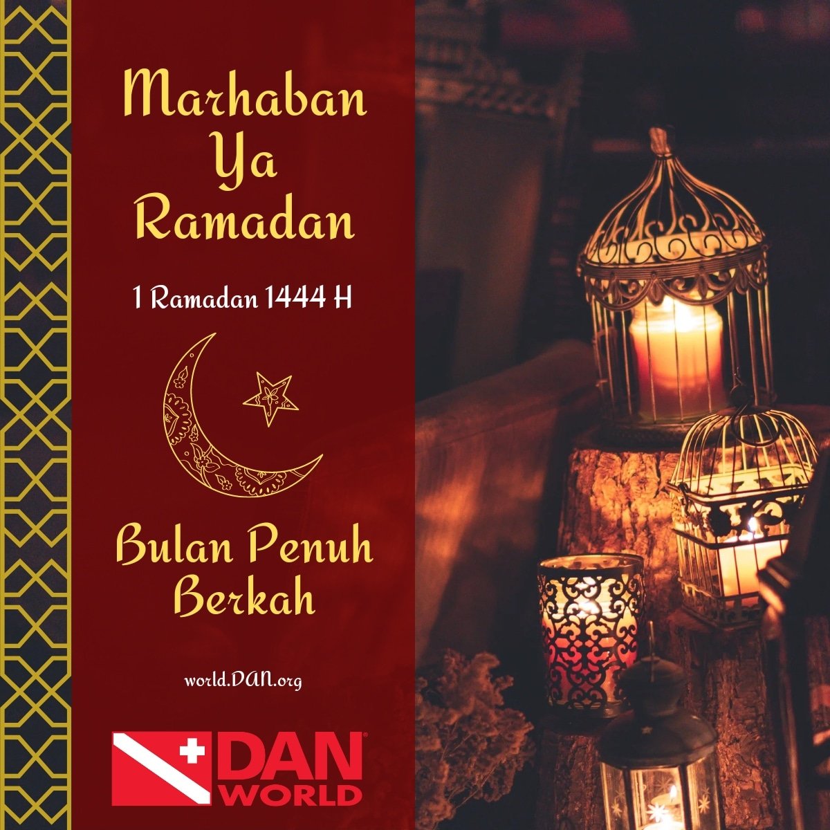 rendra18's tweet image. Selamat berpuasa Ramadhan bagi sahabat muslim yang melaksanakannya. Semoga penuh berkah dan kebahagiaan.

world.DAN.org/id