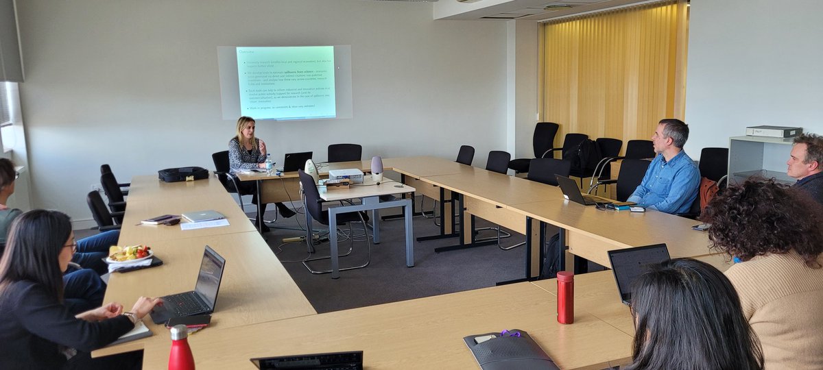 Tasos_Kitsos's tweet image. Very happy to host @CEP_LSE&apos;s @asvalero for our @AstonCBP seminar looking at #spillovers from #science to clean #tech and net-zero transitions.

Lots of great data work and very interesting findings for public policy